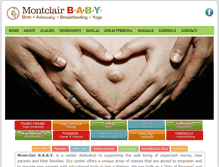 Tablet Screenshot of montclairbaby.com